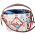 Christian Louboutin Greekaba Embroidered Canvas Crossbody Bag Multicolor